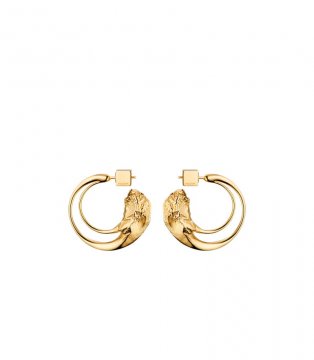 Polene | Eroz Hoop - 24 carat gold gilded?