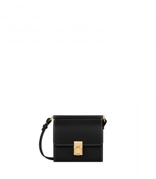 Polene | Numero Sept Crossbody - Smooth Black