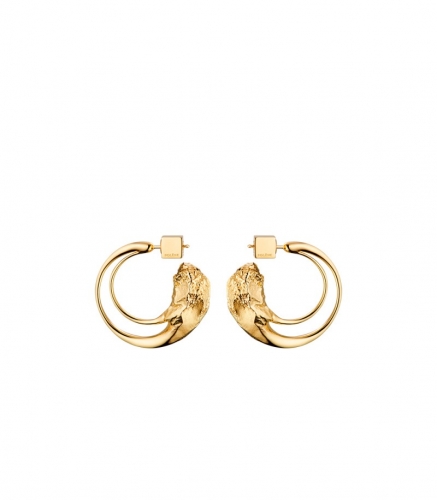 Polene | Eroz Hoop - 24 carat gold gilded?