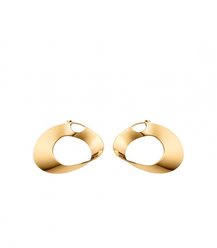 Polene | eole Hoop - 24 carat gold gilded