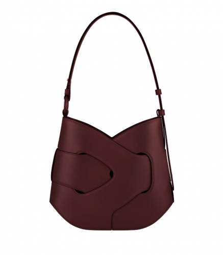 Polene | Nodde Hobo - Smooth Black Cherry