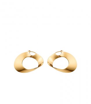 Polene | eole Hoop - 24 carat gold gilded