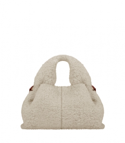 Polene | Numero Neuf Mini - Ecru Shearling